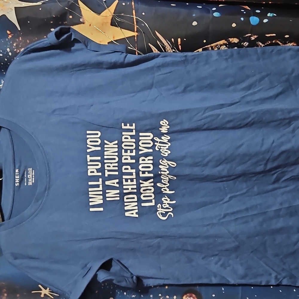 Funny Blue Shirt